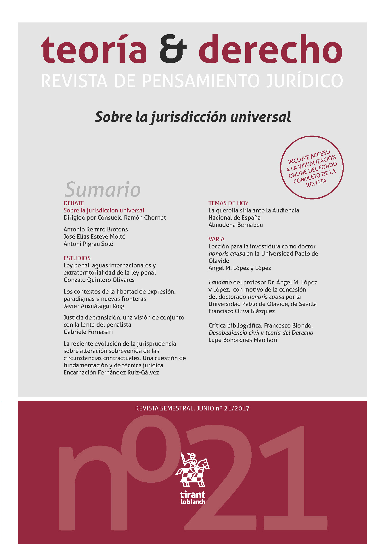					View No. 21 (2017): On universal jurisdiction
				